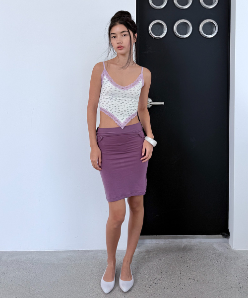 ODOR(オドー)の「Romance flower sleeveless - White(Tシャツ/カットソー・レディース・その他・WHITE)」の2枚目の写真