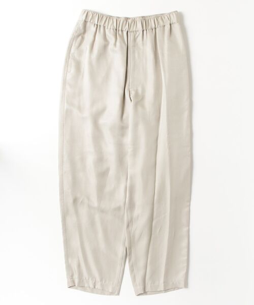 YLEVE(イレーヴ)の「YLEVE / LINEN POPLIN PANTS(その他パンツ・レディース・ブラウン/ブラック/ブラウン系その他2/ベージュ・2/1)」の2枚目の写真