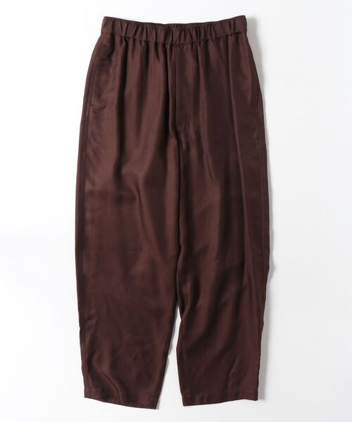 YLEVE(イレーヴ)の「YLEVE / LINEN POPLIN PANTS(その他パンツ・レディース・ブラウン/ブラック/ブラウン系その他2/ベージュ・2/1)」の4枚目の写真