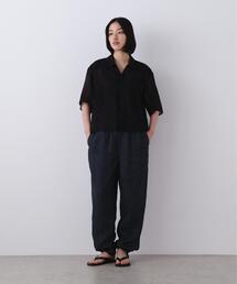 YLEVE / LINEN POPLIN PANTS