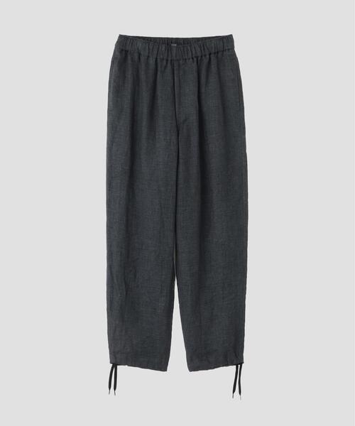YLEVE(イレーヴ)の「YLEVE / LINEN POPLIN PANTS(その他パンツ・レディース・ブラウン/ブラック/ブラウン系その他2/ベージュ・2/1)」の7枚目の写真