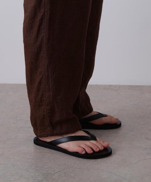 YLEVE(イレーヴ)の「YLEVE / LINEN POPLIN PANTS(その他パンツ・レディース・ブラウン/ブラック/ブラウン系その他2/ベージュ・2/1)」の21枚目の写真