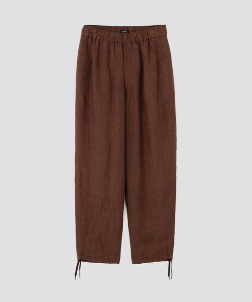 YLEVE(イレーヴ)の「YLEVE / LINEN POPLIN PANTS(その他パンツ・レディース・ブラウン/ブラック/ブラウン系その他2/ベージュ・2/1)」の22枚目の写真