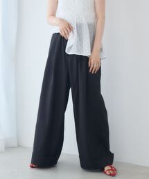 RETRO GIRL | ハイウエストタックワイドパンツ(その他パンツ)