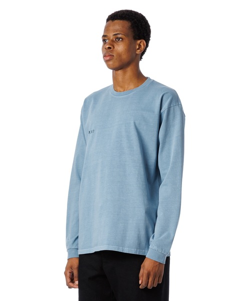 Sandinista(サンディニスタ)の「Error Pigment Dye L-S Tee / ミス刺繍ピグメント長袖Tシャツ(Tシャツ/カットソー・メンズ・ライトブルー/ブラウン/グレー/ブラック・LARGE/X-LARGE/MEDIUM)」の14枚目の写真