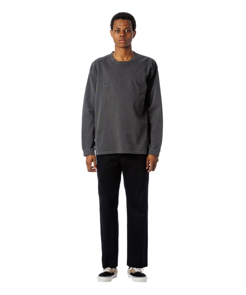 Sandinista(サンディニスタ)の「Error Pigment Dye L-S Tee / ミス刺繍ピグメント長袖Tシャツ(Tシャツ/カットソー・メンズ・ライトブルー/ブラウン/グレー/ブラック・LARGE/X-LARGE/MEDIUM)」の17枚目の写真