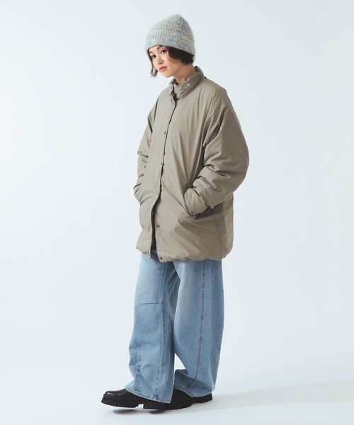 Ray BEAMS(レイビームス)の「THE NORTH FACE / オルタレーション ゼファー シェル ハーフ コート(その他アウター・レディース・ベージュ/ブラック・MEDIUM/LARGE)」の4枚目の写真