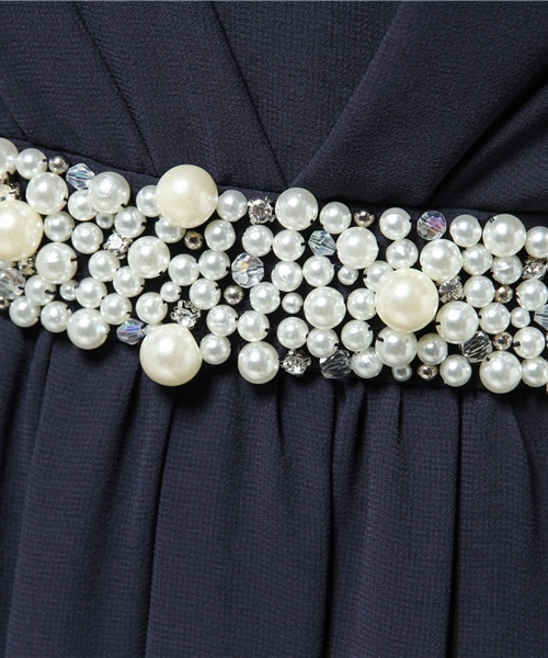 laboratory work（ラボラトリーワーク）の「着丈2WAYバルーンライクワンピース　【結婚式　ワンピース】（ドレス・レディース・レッド/ミント/ネイビー・MEDIUM）」の6枚目の写真