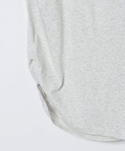 JEANASIS(ジーナシス)の「アソートリンガーボートネックTEE SS/1051164(Tシャツ/カットソー・レディース・イエロー/杢グレー/グレー系その他/ブラック・FREE)」の7枚目の写真