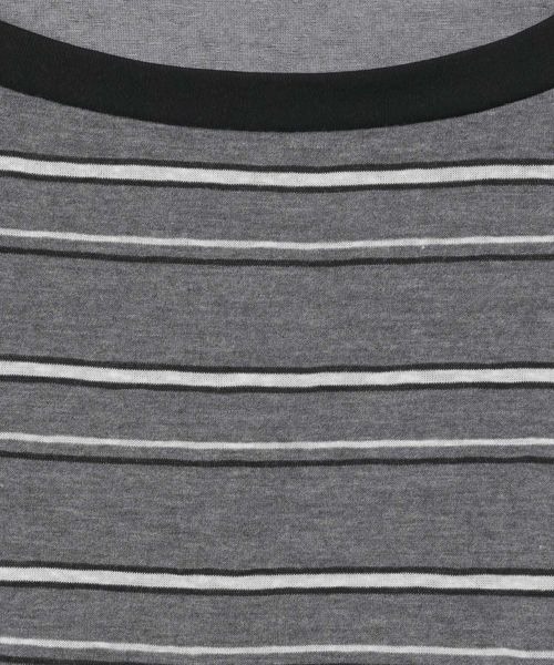 JEANASIS(ジーナシス)の「アソートリンガーボートネックTEE SS/1051164(Tシャツ/カットソー・レディース・イエロー/杢グレー/グレー系その他/ブラック・FREE)」の10枚目の写真