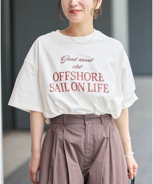 JOURNAL STANDARD(ジャーナルスタンダード)の「プリントタックスウェットTシャツ(Tシャツ/カットソー・レディース・ホワイト/ブラウン系その他/ホワイト系その他・FREE)」の19枚目の写真