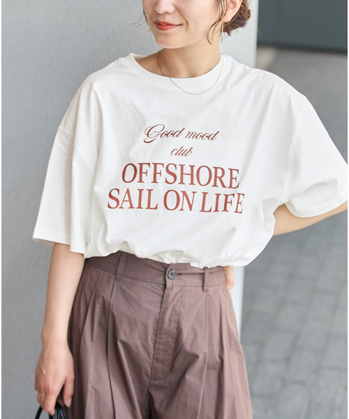 JOURNAL STANDARD(ジャーナルスタンダード)の「プリントタックスウェットTシャツ(Tシャツ/カットソー・レディース・ホワイト/ブラウン系その他/ホワイト系その他・FREE)」の20枚目の写真