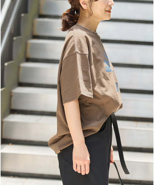 JOURNAL STANDARD(ジャーナルスタンダード)の「プリントタックスウェットTシャツ(Tシャツ/カットソー・レディース・ホワイト/ブラウン系その他/ホワイト系その他・FREE)」の22枚目の写真