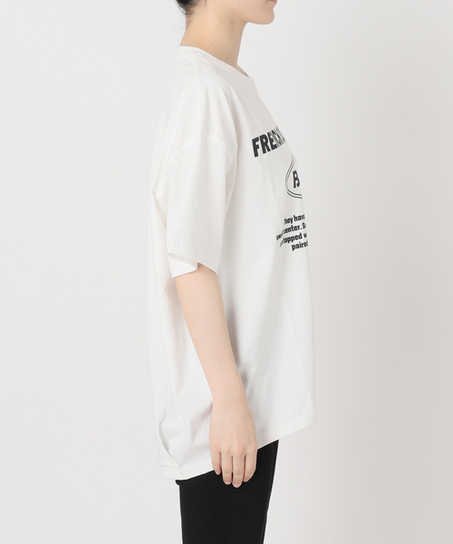 JOURNAL STANDARD(ジャーナルスタンダード)の「プリントタックスウェットTシャツ(Tシャツ/カットソー・レディース・ホワイト/ブラウン系その他/ホワイト系その他・FREE)」の17枚目の写真