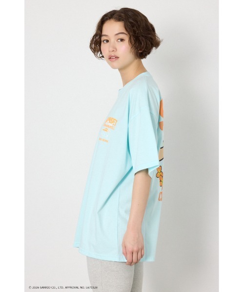 RODEO CROWNS WIDE BOWL(ロデオクラウンズワイドボウル)の「(サンリオキャラクターズ)SUNSET Tシャツ(Tシャツ/カットソー・レディース・ブラック/オフホワイト/グリーン系その他/ライトパープル・LARGE/MEDIUM)」の6枚目の写真
