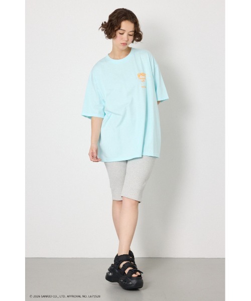 RODEO CROWNS WIDE BOWL(ロデオクラウンズワイドボウル)の「(サンリオキャラクターズ)SUNSET Tシャツ(Tシャツ/カットソー・レディース・ブラック/オフホワイト/グリーン系その他/ライトパープル・LARGE/MEDIUM)」の9枚目の写真