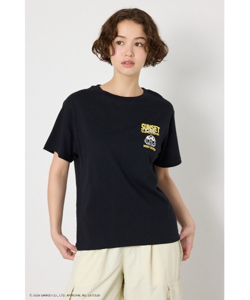RODEO CROWNS WIDE BOWL(ロデオクラウンズワイドボウル)の「(サンリオキャラクターズ)SUNSET Tシャツ(Tシャツ/カットソー・レディース・ブラック/オフホワイト/グリーン系その他/ライトパープル・LARGE/MEDIUM)」の14枚目の写真