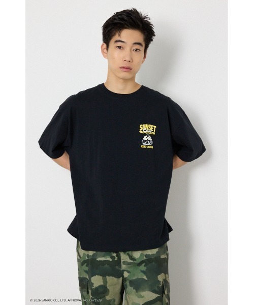 RODEO CROWNS WIDE BOWL(ロデオクラウンズワイドボウル)の「(サンリオキャラクターズ)SUNSET Tシャツ(Tシャツ/カットソー・レディース・ブラック/オフホワイト/グリーン系その他/ライトパープル・LARGE/MEDIUM)」の18枚目の写真