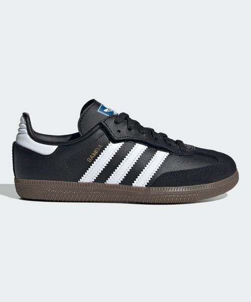 adidas(アディダス)の「サンバ OG コンフォートクロージャー 伸縮レース キッズ / Samba OG Comfort Closure Elastic Lace Kids / アディダスオリジナルス adidas Originals(スニーカー・キッズ・ブラック・21.0cm/17.0cm/18.0cm/19.0cm/20.0cm)」の1枚目の写真