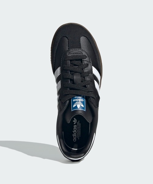 adidas(アディダス)の「サンバ OG コンフォートクロージャー 伸縮レース キッズ / Samba OG Comfort Closure Elastic Lace Kids / アディダスオリジナルス adidas Originals(スニーカー・キッズ・ブラック・21.0cm/17.0cm/18.0cm/19.0cm/20.0cm)」の2枚目の写真