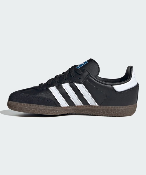 adidas(アディダス)の「サンバ OG コンフォートクロージャー 伸縮レース キッズ / Samba OG Comfort Closure Elastic Lace Kids / アディダスオリジナルス adidas Originals(スニーカー・キッズ・ブラック・21.0cm/17.0cm/18.0cm/19.0cm/20.0cm)」の6枚目の写真