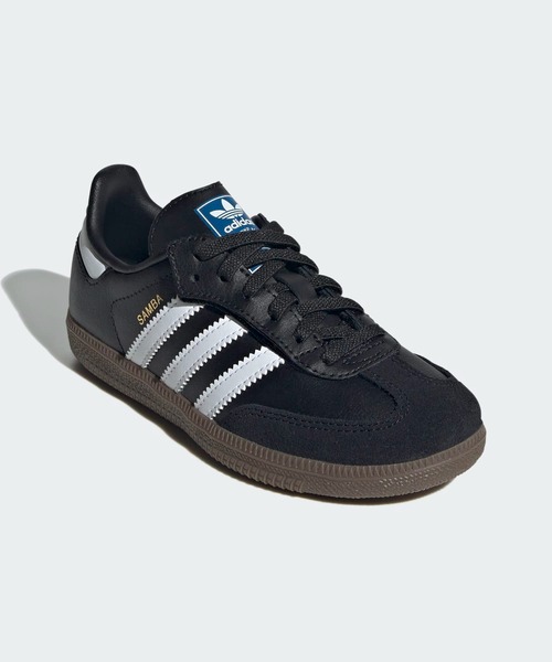 adidas(アディダス)の「サンバ OG コンフォートクロージャー 伸縮レース キッズ / Samba OG Comfort Closure Elastic Lace Kids / アディダスオリジナルス adidas Originals(スニーカー・キッズ・ブラック・21.0cm/17.0cm/18.0cm/19.0cm/20.0cm)」の4枚目の写真