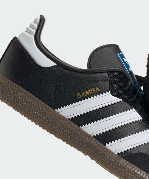 adidas(アディダス)の「サンバ OG コンフォートクロージャー 伸縮レース キッズ / Samba OG Comfort Closure Elastic Lace Kids / アディダスオリジナルス adidas Originals(スニーカー・キッズ・ブラック・21.0cm/17.0cm/18.0cm/19.0cm/20.0cm)」の9枚目の写真