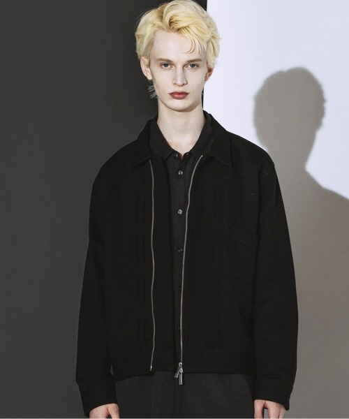 NO ID.（ノーアイディ）の「【NO ID.】Matte Skin Smooth Over Shirt / マット スキン スムース オーバー シャツ（シャツ/ブラウス・メンズ・ブラウン/グレー/ブラック・ONE SIZE）」の15枚目の写真
