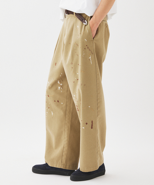 Dickies(ディッキーズ)の「《追加》Dickies / ディッキーズ 別注 スプラッシュ 刺繍 カーブ ワークパンツ(チノパンツ・メンズ・ブラック/ベージュ・LARGE/MEDIUM)」の15枚目の写真