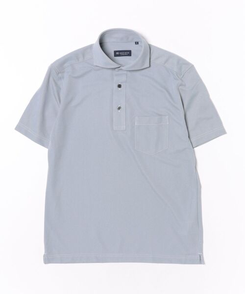 TOKYO SHIRTS(トウキョウシャツ)の「ビズポロ ポロシャツ コンフォートドライ 半袖 メンズ(ポロシャツ・メンズ・グレー・LL/L/M/S/XL)」の7枚目の写真