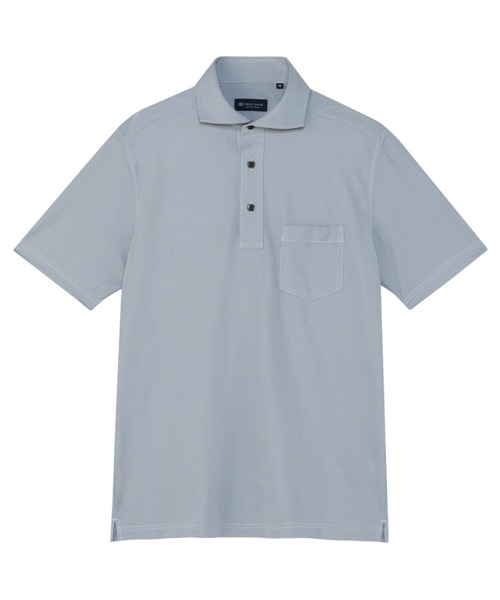 TOKYO SHIRTS(トウキョウシャツ)の「ビズポロ ポロシャツ コンフォートドライ 半袖 メンズ(ポロシャツ・メンズ・グレー・LL/L/M/S/XL)」の1枚目の写真