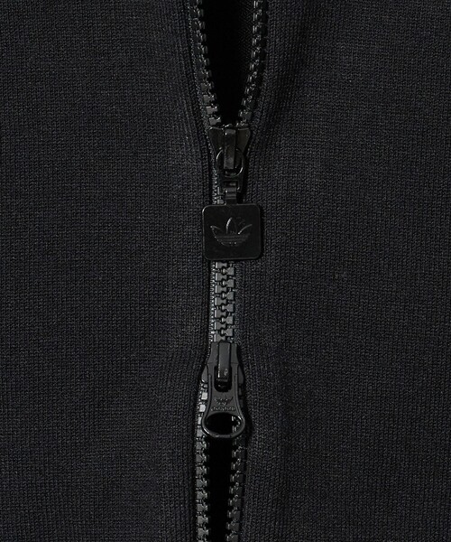NICE WEATHER（ナイスウェザー）の「＜adidas Originals＞ニットファイヤーバードトラックトップ（カーディガン/ボレロ・レディース・ブラック/オフホワイト・FREE）」の9枚目の写真