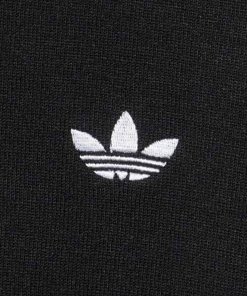 NICE WEATHER（ナイスウェザー）の「＜adidas Originals＞ニットファイヤーバードトラックトップ（カーディガン/ボレロ・レディース・ブラック/オフホワイト・FREE）」の10枚目の写真