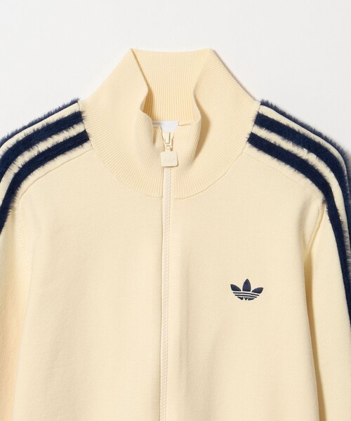 NICE WEATHER（ナイスウェザー）の「＜adidas Originals＞ニットファイヤーバードトラックトップ（カーディガン/ボレロ・レディース・ブラック/オフホワイト・FREE）」の3枚目の写真