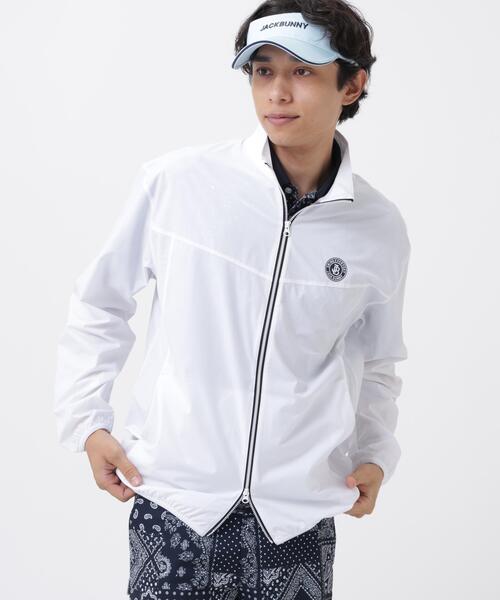 Jack Bunny!!(ジャックバニー)の「HyperHelix軽量リップストップジップブルゾン(ブルゾン・メンズ・ホワイト/ネイビー/カーキ・X-LARGE/LARGE/MEDIUM)」の6枚目の写真