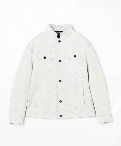 NICOLE selection(ニコルセレクション)の「スタンドカラーGジャン(その他アウター・メンズ・ネイビー/サックスブルー/ホワイト・M/L/XL)」の10枚目の写真