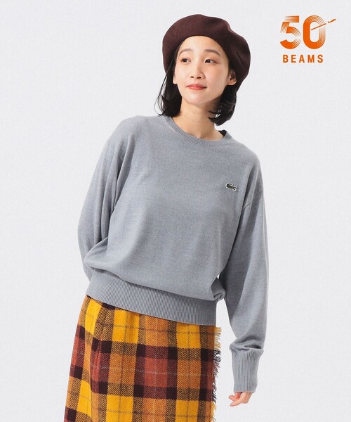 LACOSTE / crew neck knit футболка