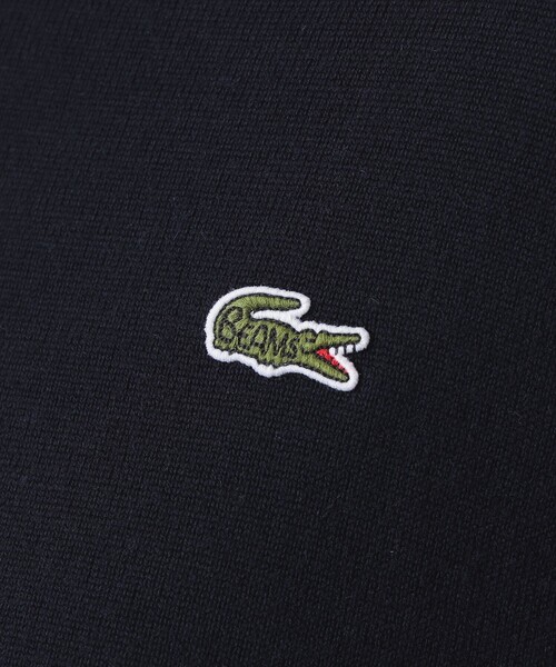 LACOSTE(ラコステ)の「【別注】LACOSTE / クルー ネック ニット(ニット/セーター・レディース・ネイビー/グレー/ダークブラウン・36/38)」の9枚目の写真
