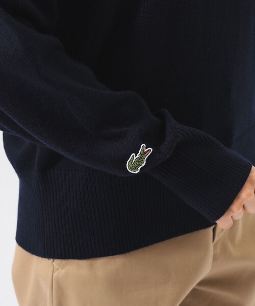 LACOSTE(ラコステ)の「【別注】LACOSTE / クルー ネック ニット(ニット/セーター・レディース・ネイビー/グレー/ダークブラウン・36/38)」の21枚目の写真