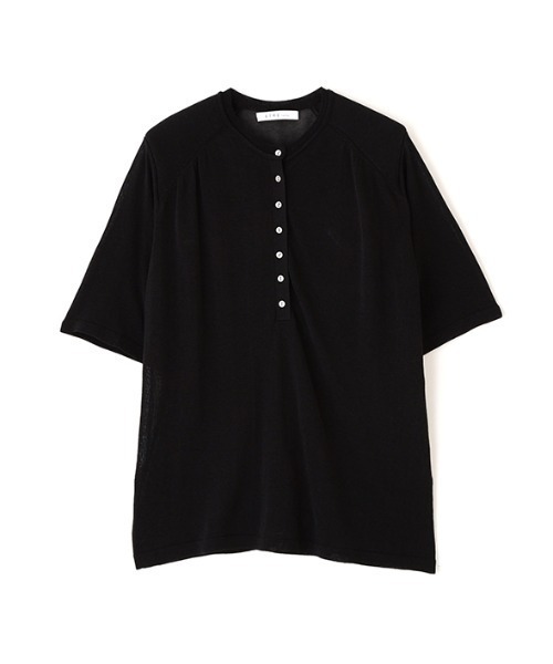 ETRE TOKYO（エトレトウキョウ）の「ショルダーパットニットTee（Tシャツ/カットソー・レディース・ベージュ/ブラック/グレー・FREE）」の20枚目の写真