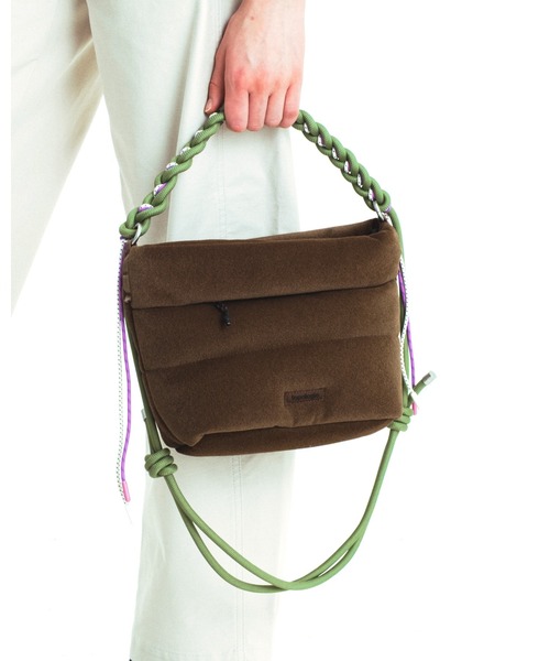 Topologie(トポロジー)の「Besace(べサス)(ショルダーバッグ・レディース・ライトブルー/シルバー/ブラウン・ONE SIZE)」の6枚目の写真