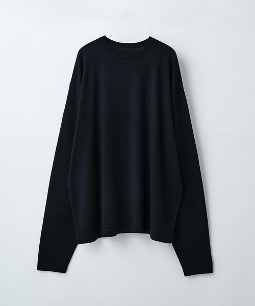 elegancese(エレガンセーゼ)の「【elegancese】Wool cashmere long-sleeve knit tee(ニット/セーター・レディース・ブラック/グレー/ダークブラウン/オフホワイト・FREE)」の21枚目の写真