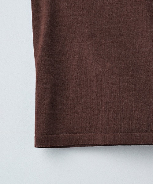 elegancese(エレガンセーゼ)の「【elegancese】Wool cashmere long-sleeve knit tee(ニット/セーター・レディース・ブラック/グレー/ダークブラウン/オフホワイト・FREE)」の5枚目の写真