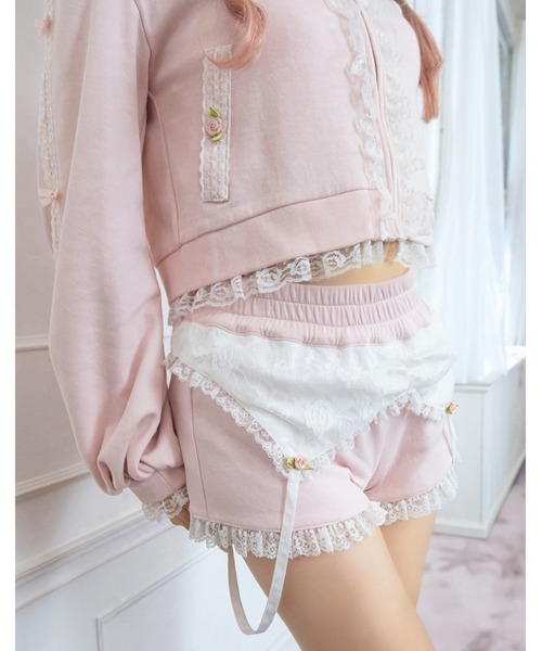 Fiorforte(フィオルフォルテ)の「lingerie short pants(その他パンツ・レディース・ホワイト/ピンク・FREE)」の1枚目の写真