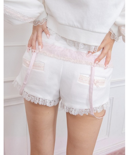 Fiorforte(フィオルフォルテ)の「lingerie short pants(その他パンツ・レディース・ホワイト/ピンク・FREE)」の4枚目の写真