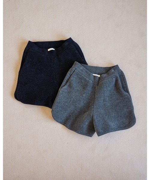 anuke(アンヌーク)の「Velour Short Pants(その他パンツ・レディース・ブラック/チャコールグレー・36inch/38inch)」の12枚目の写真