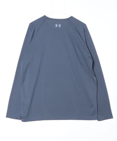 UNDER ARMOUR（アンダーアーマー）の「【別注】アンダーアーマー UNDER ARMOUR UAテック ロゴ グラフィック ロングスリーブ Tシャツ 限定コラボ（Tシャツ/カットソー・メンズ・ブラック/ネイビー/ホワイト・S/M/L/LL/3L）」の4枚目の写真