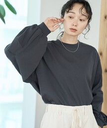 USAコットン ボリュームスリーブロンT