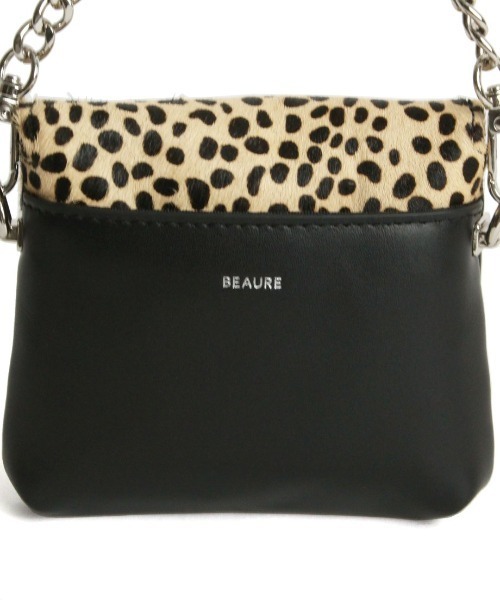Beau're(ヴュレ)の「【BEAURE/ビュレ】ハラココンビ ミニショルダーバッグ B-26340(ショルダーバッグ・レディース・シルバー/アイボリー/ブラウン/ブラック・FREE)」の20枚目の写真