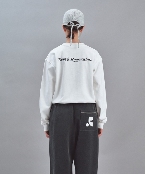 Rest&Recreation(レストアンドレクリエーション)の「DOUBLE LOGO SWEATSHIRT - WHITE(スウェット・メンズ・その他・LARGE/SMALL)」の5枚目の写真